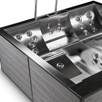 Спа бассейн из нержавеющей стали Wellis Volcano Спа бассейн из нержавеющей стали Wellis Volcano