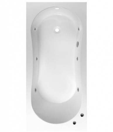 Ванна Эстет Лаура 170x70 с гидромассажем