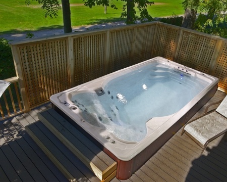 Плавательный спа-бассейн Jacuzzi SwimLife 14ft Swim Expert